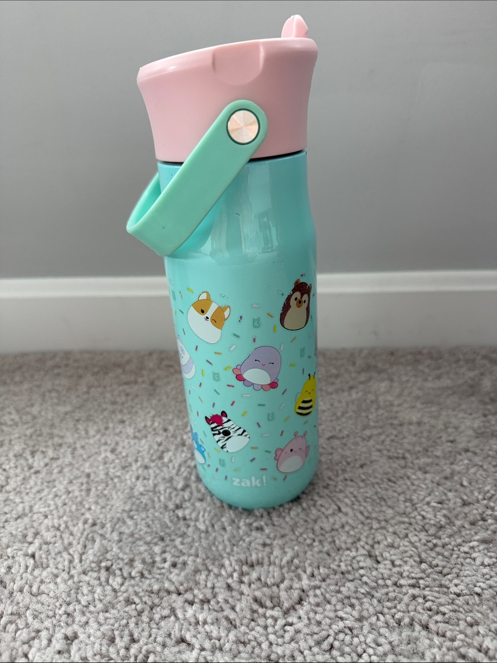 ZAK Kids Squishmallows Stainless steel water Bottle